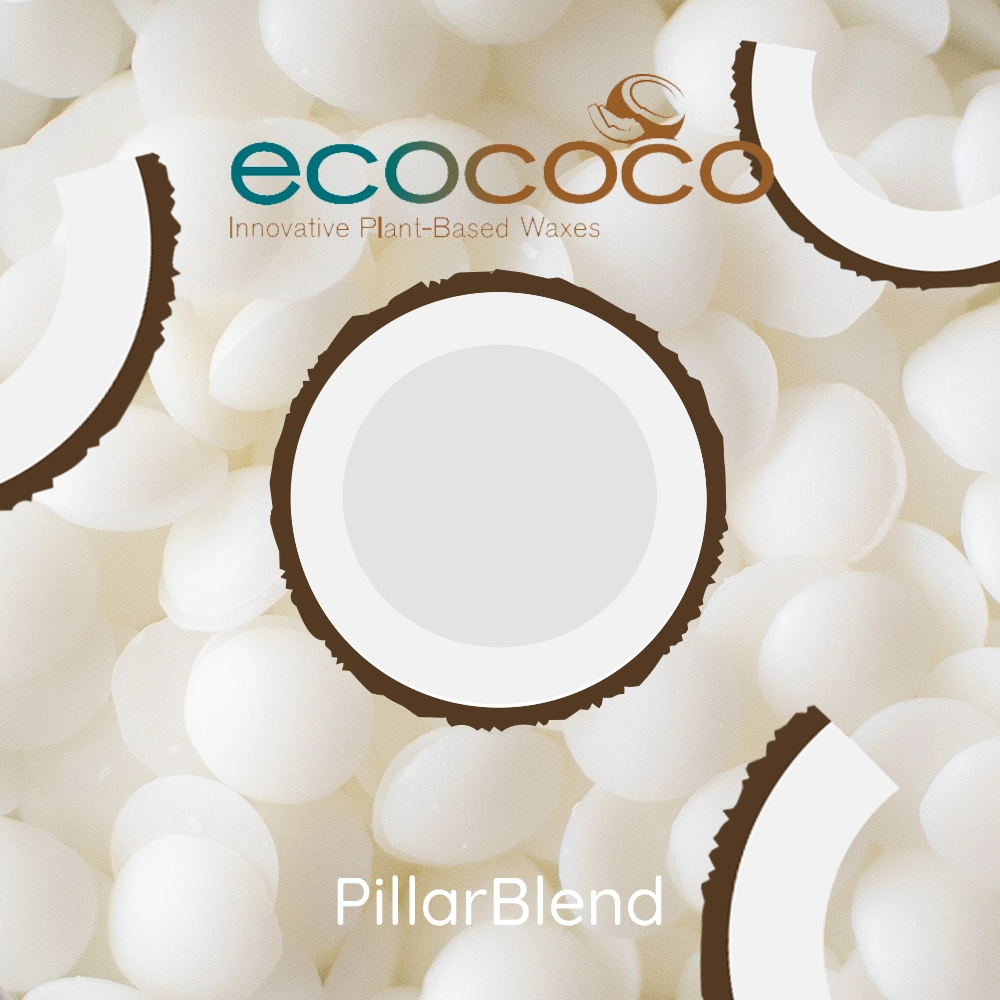 EcoSoya Coconut Pillar | Coconut Wax | Wick and Wax Supply Co