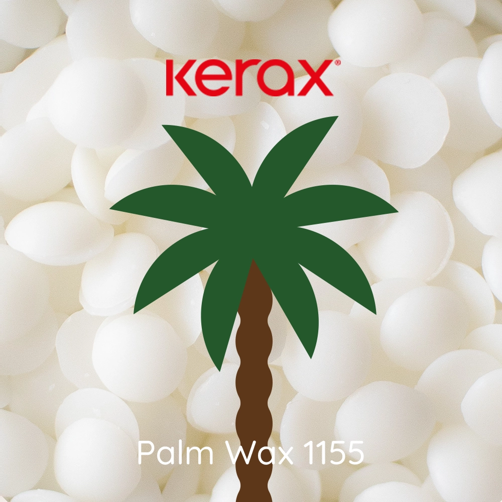 Kerax Hardened Palm Container 1155 | Palm wax | Wick and Wax Supply Co