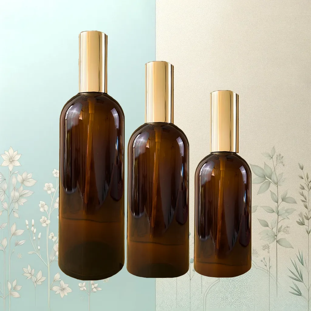Amber Glass Spray Bottle | Wick and Wax Supply Co