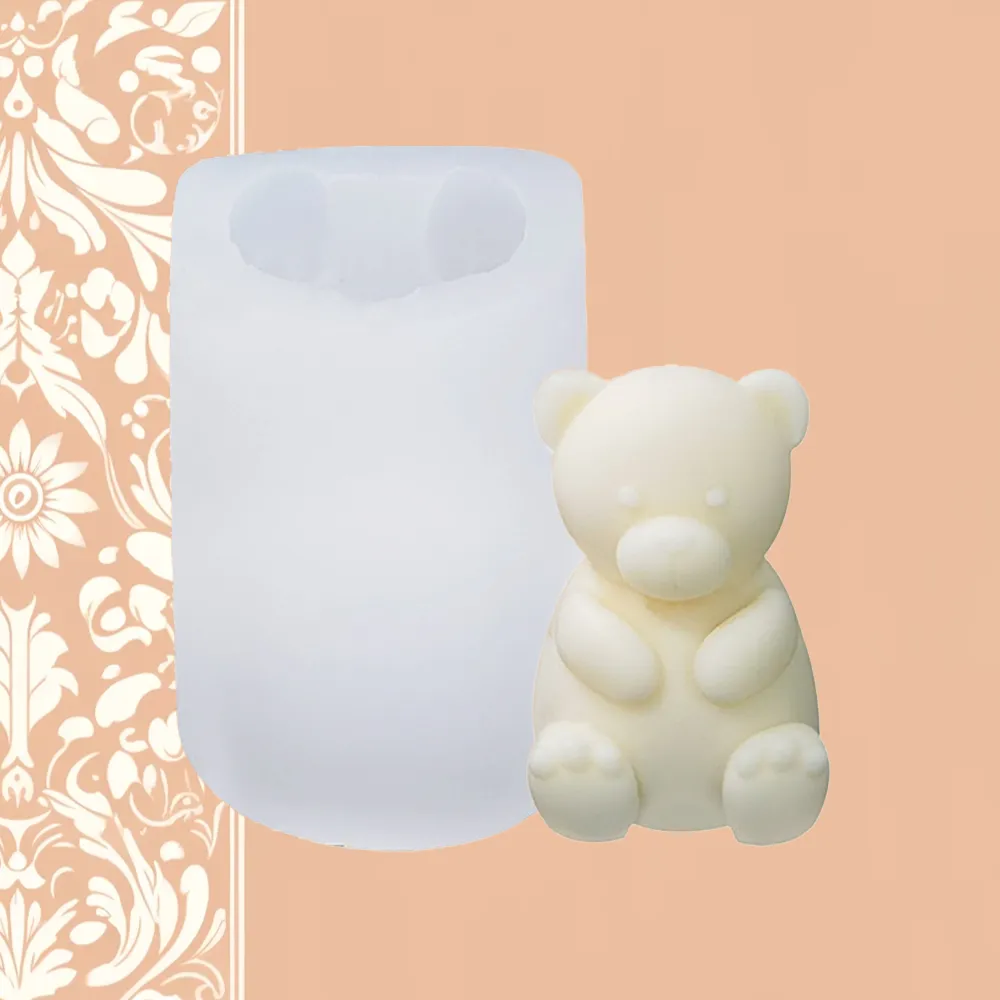 Classic Teddy Bear Silicone Mold | Wick and Wax Supply Co