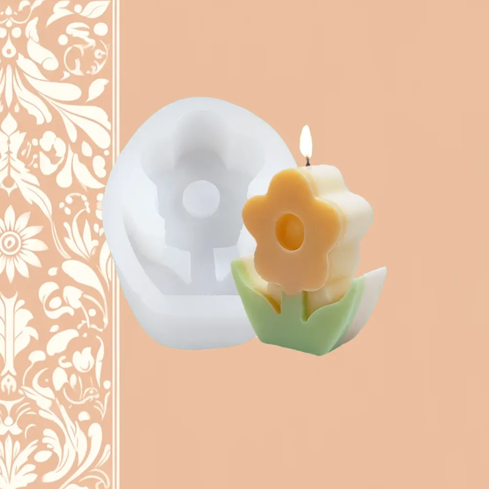 Flower Silicone Mold | Wick and Wax Supply Co