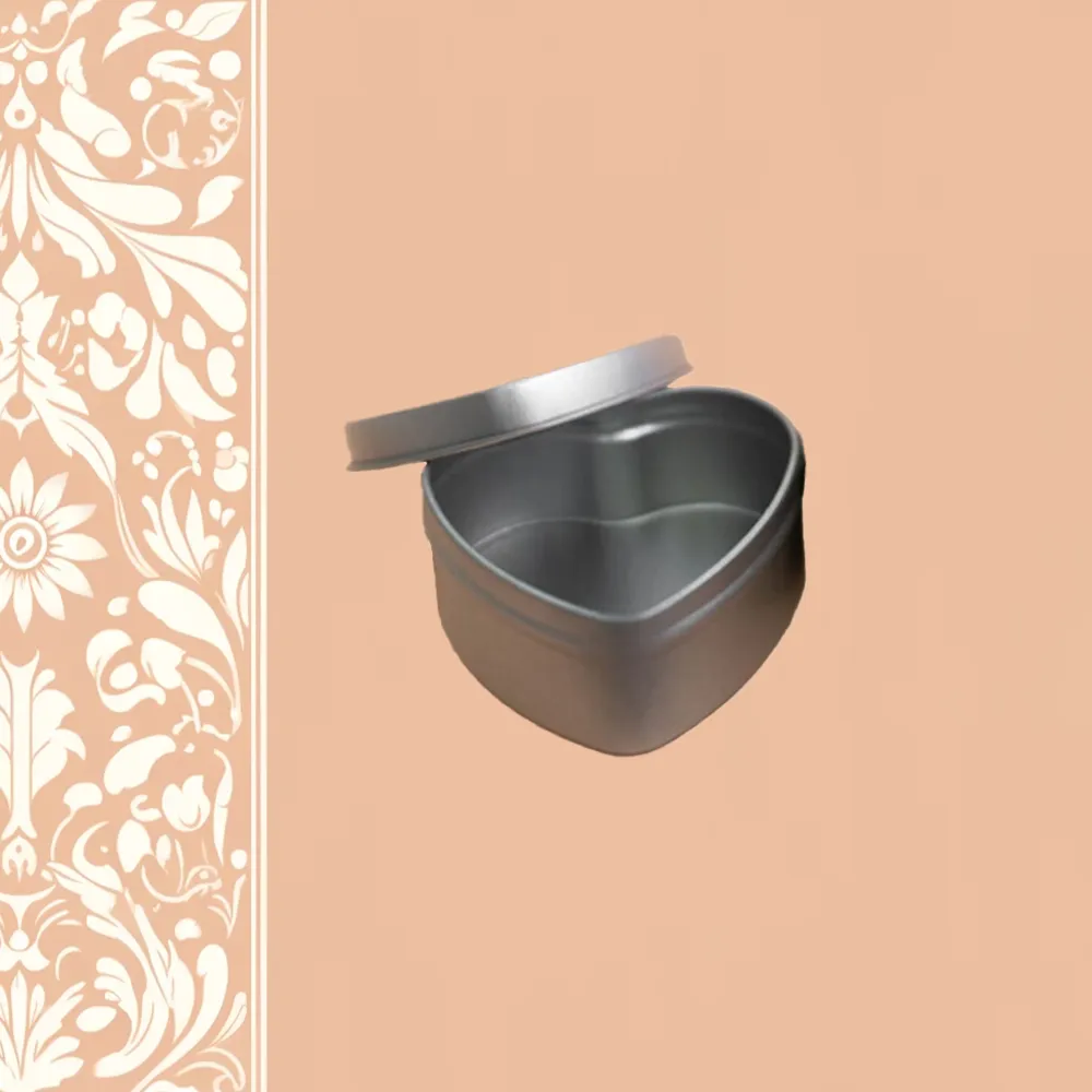Heart tin box | Wick and Wax Supply Co