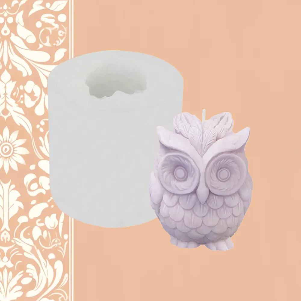 Horned Owl Silicone Mold | Wick and Wax Supply Co
