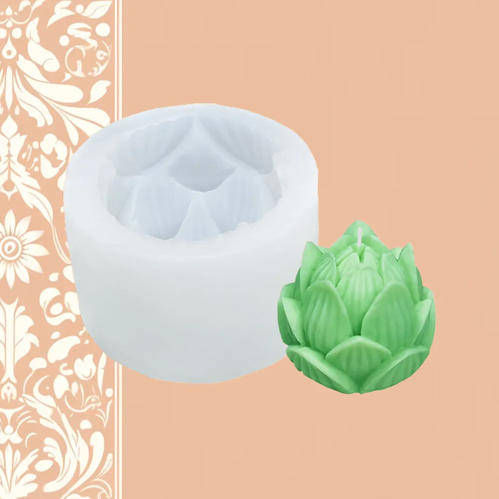 Lotus Flower Silicone Mold | Wick and Wax Supply Co