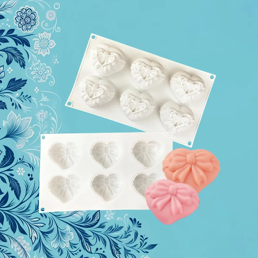 Satin Heart Silicone Mold | Wick and Wax Supply Co