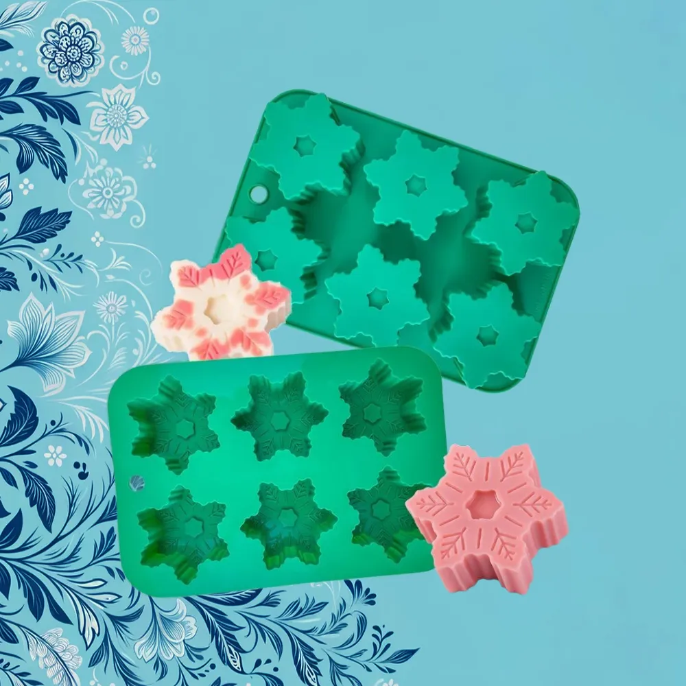 Snowflakes Silicone Mold | Wick and Wax Supply Co